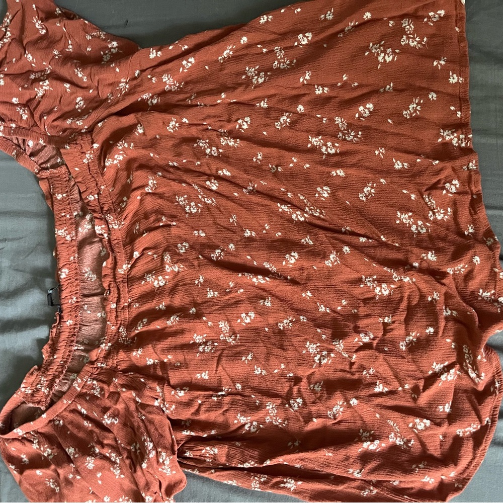 Papermoon Rust Floral Tank Top